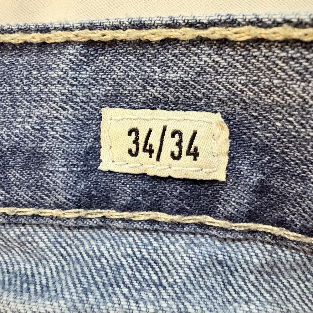 Ariat M5 Mens Straight Fit Straight Leg Jeans 34x34 Medium Wash Contrast Stitch